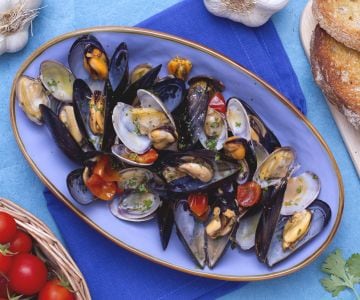 Sauté de moules et palourdes
