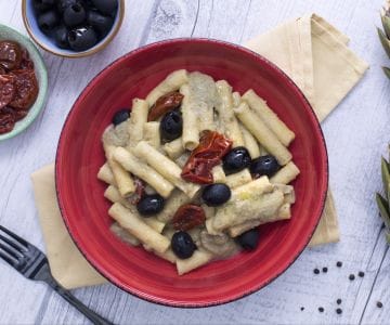 Sedanini rigati à la crème d'artichauts