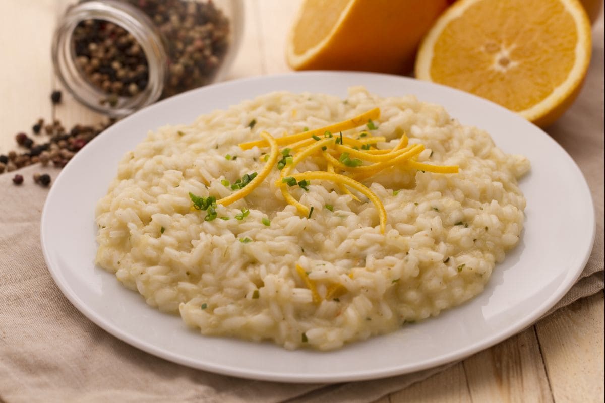 Risotto à l'orange