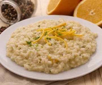 Risotto à l'orange