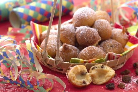 Tortelli aux raisins secs parfumés à l'orange