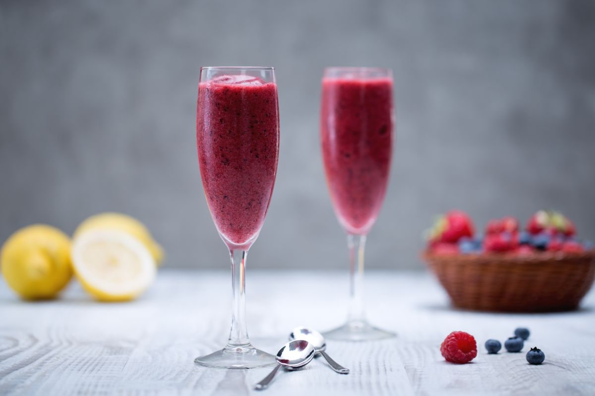 Sorbet aux fruits rouges