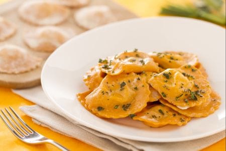 Raviolis rouges à la tomate
