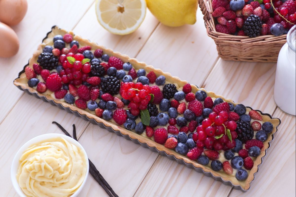 Tarte aux fruits des bois
