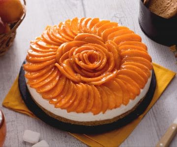 Gâteau froid aux abricots