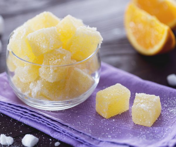 Bonbons gélifiés à l'orange