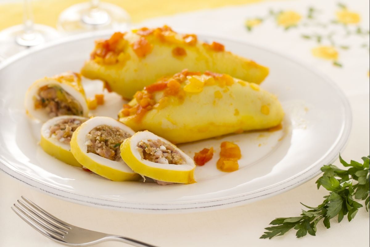 Calamars farcis à l'andalouse