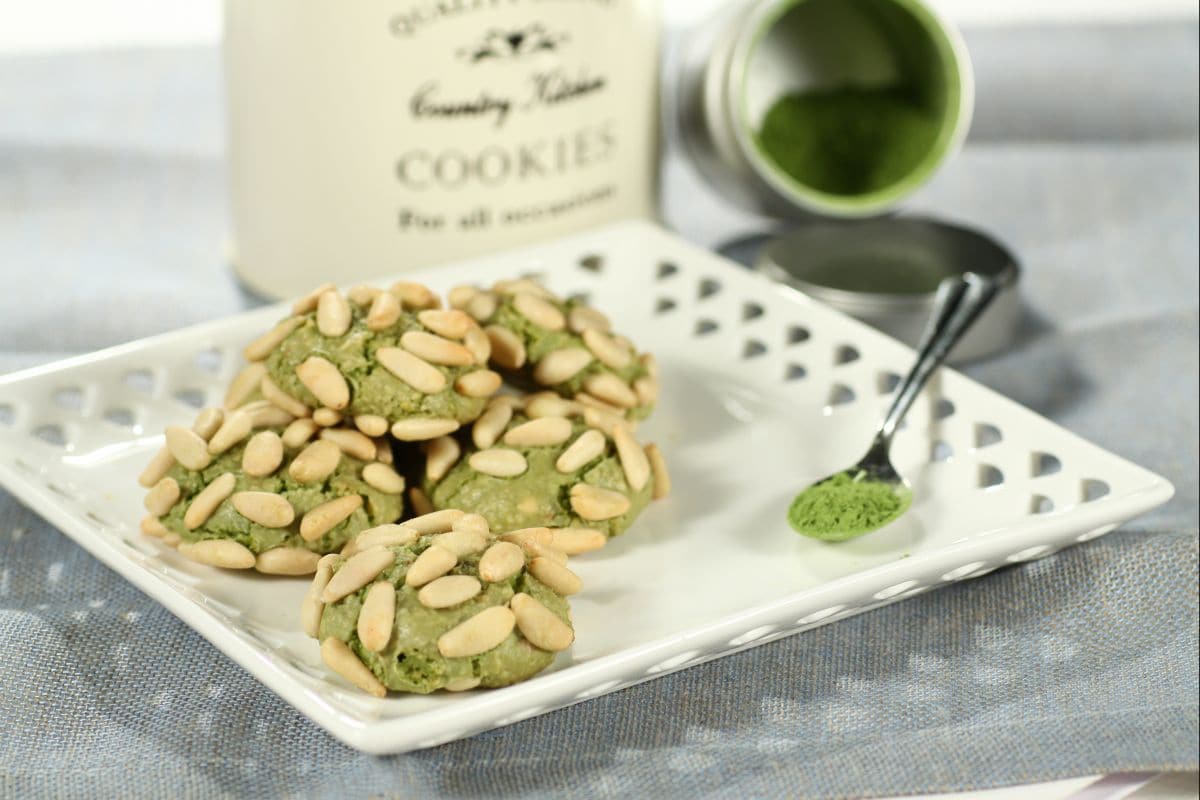 Biscuits au thé Matcha