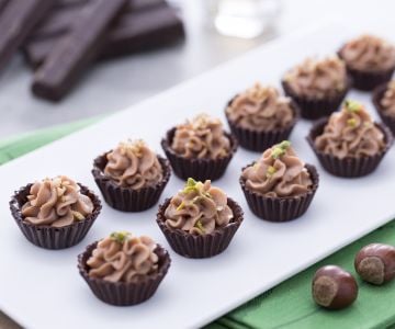 Chocolats noirs à la crème de mascarpone