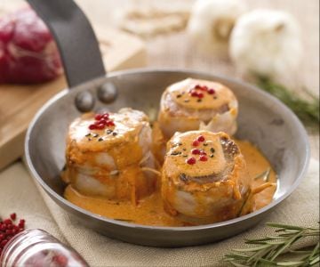 Tournedos au poivre rose et sel noir d'Hawaï