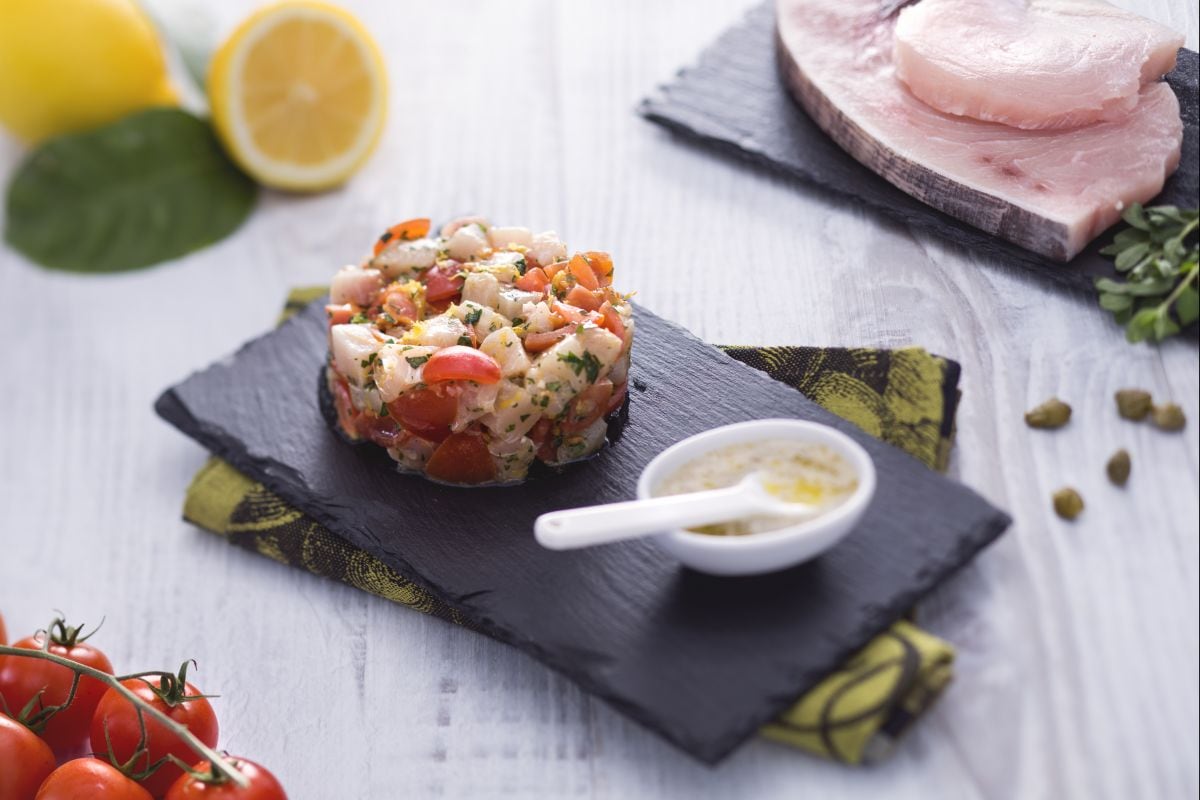 Tartare méditerranéenne d'espadon
