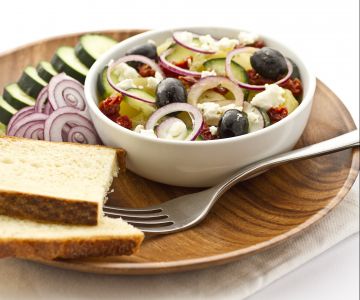 Salade de pommes de terre et concombres