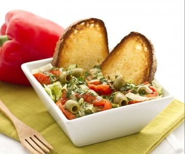 Salade de céleri et poivrons