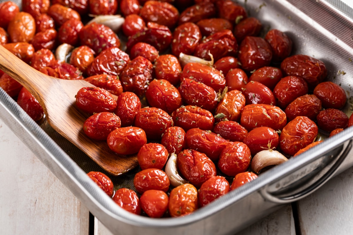 Tomates cerises confites