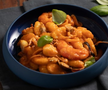 Gnocchis aux fruits de mer