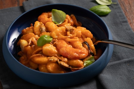 Gnocchis aux fruits de mer