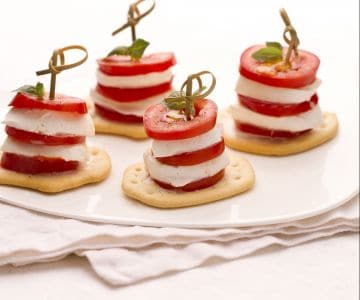 Tour caprese sur écrasées