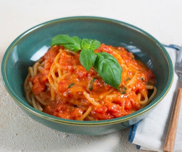 Spaghetti aux trois tomates