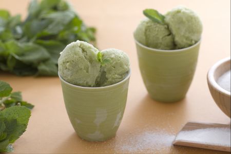 Sorbet à la menthe