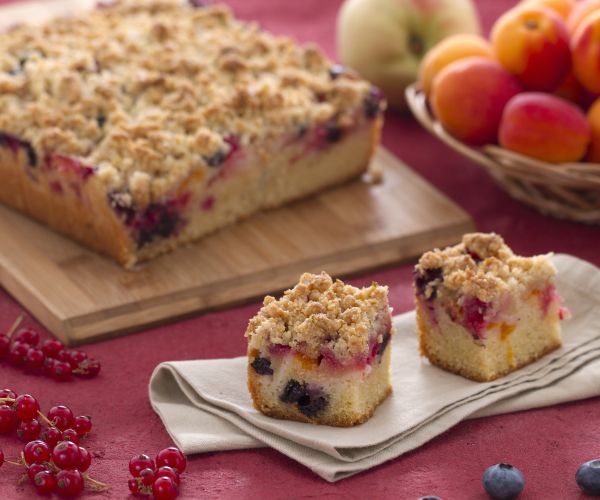 Crumb cake aux fruits d'été