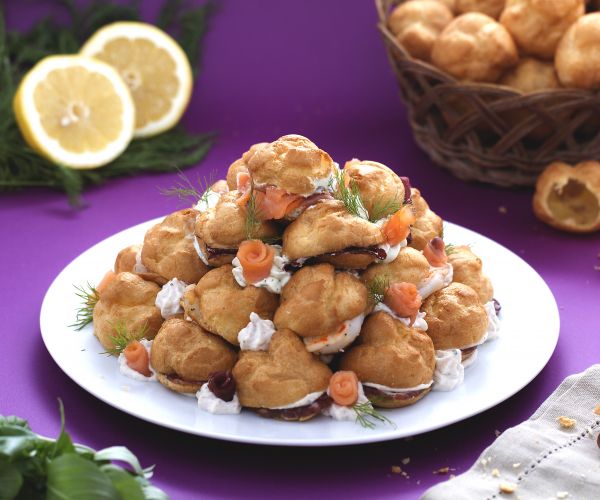 Profiteroles salés
