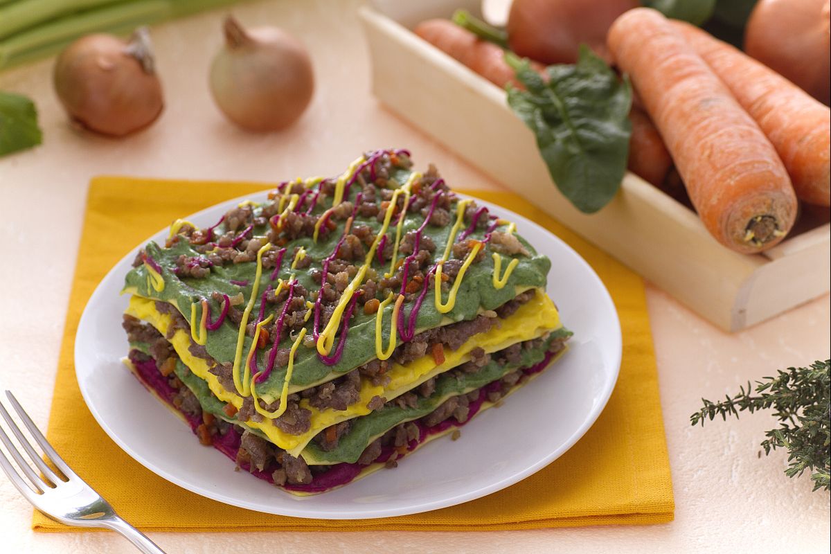 Lasagne colorate