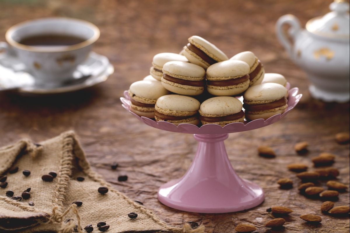 Macarons au caramel salé