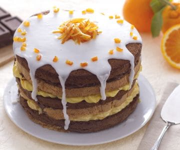Gâteau double chocolat et orange