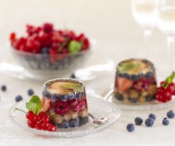 Aspic aux fruits des bois