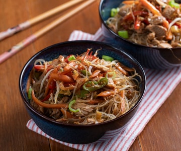 Spaghetti de soja à l'orientale