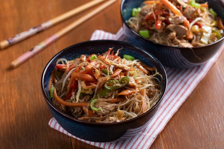 Spaghetti de soja à l'orientale