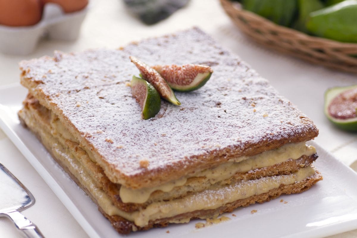 Millefeuille aux figues
