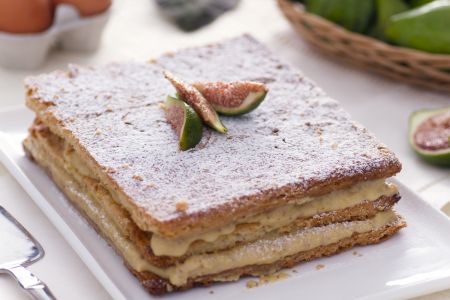 Millefeuille aux figues