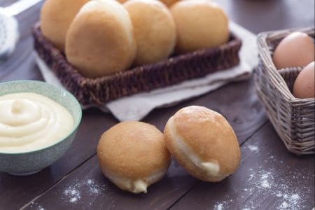 Bombes frites salées