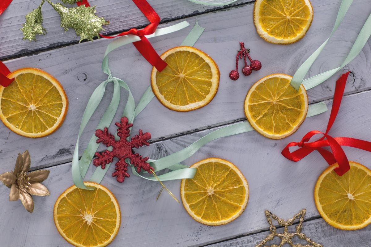 Tranches d'orange séchées