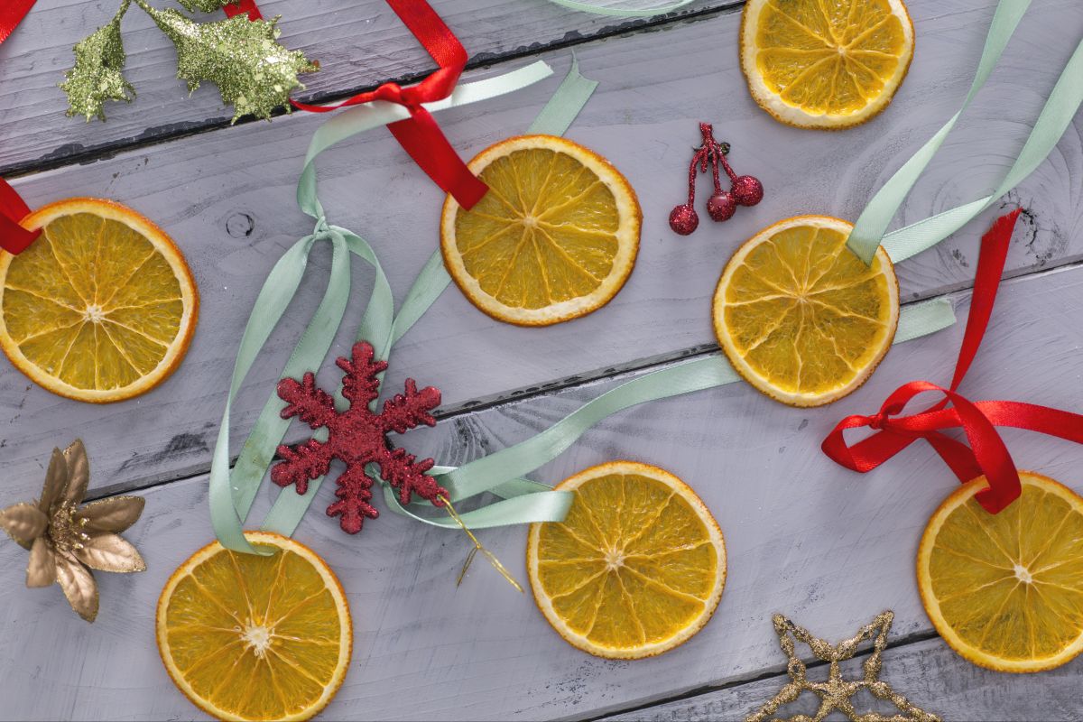 Tranches d'orange séchées