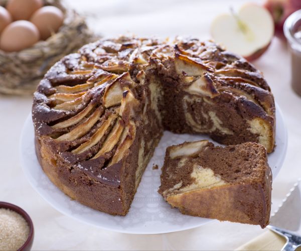 Gâteau aux pommes et Nutella