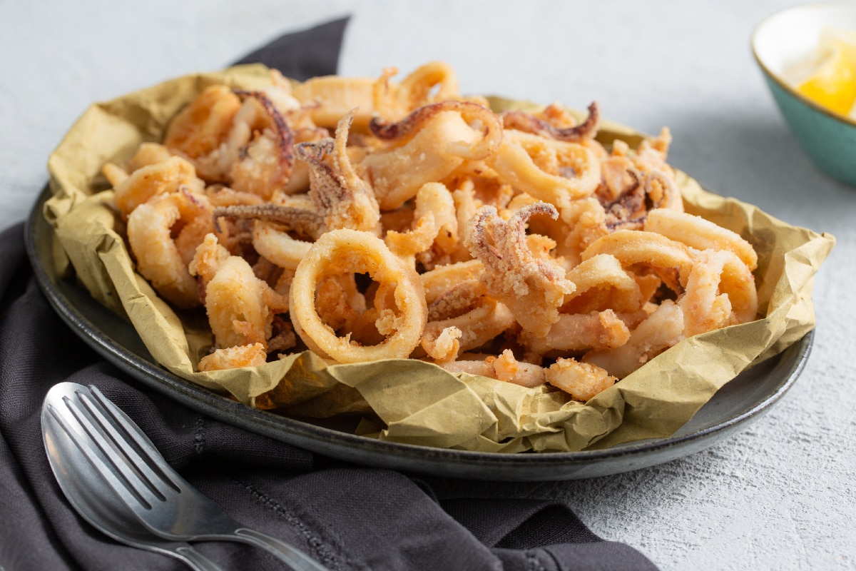 Friture de calamars