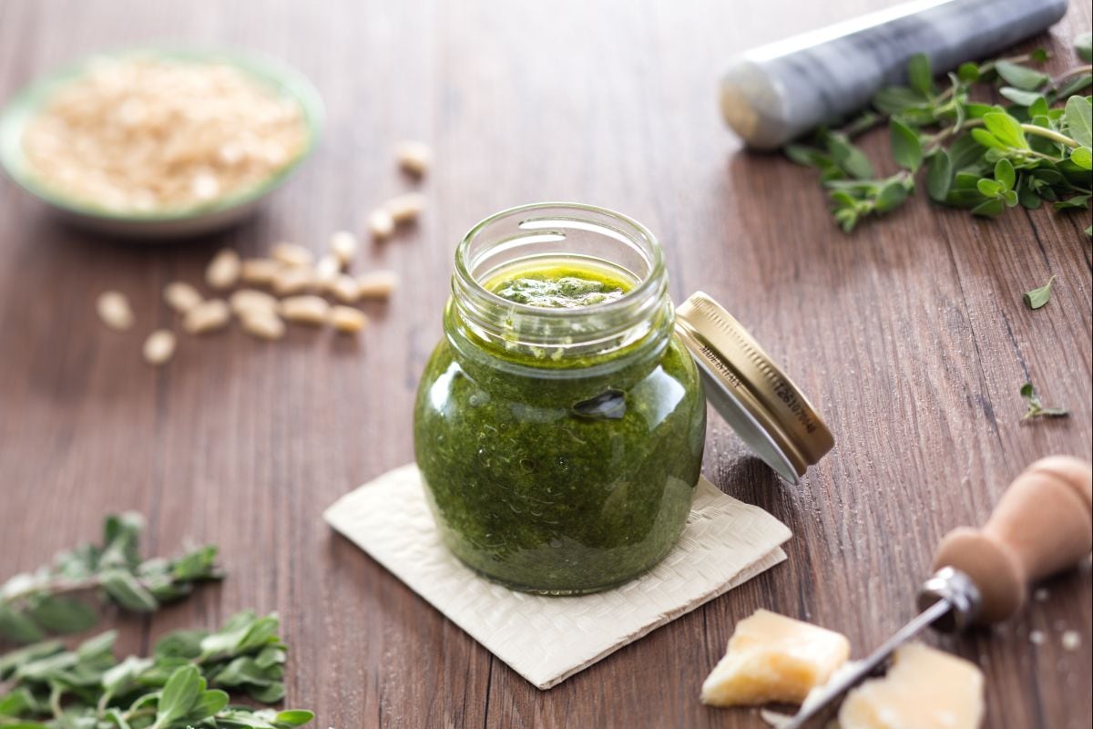 Pesto de marjolaine