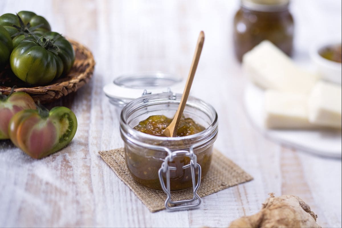 Confiture de tomates vertes