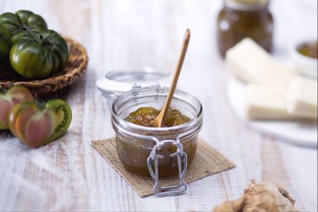 Confiture de tomates vertes