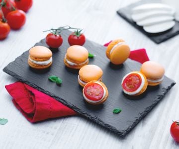 Macarons caprese