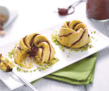 Semifreddo à la pistache et Nutella