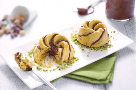 Semifreddo à la pistache et Nutella