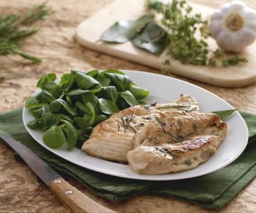 Poitrine de poulet au vinaigre balsamique