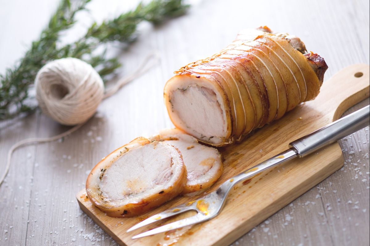 Rôti de porc à la porchetta