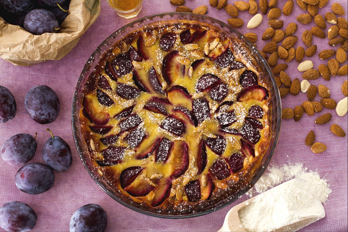 Clafoutis aux prunes