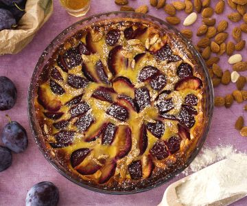 Clafoutis aux prunes
