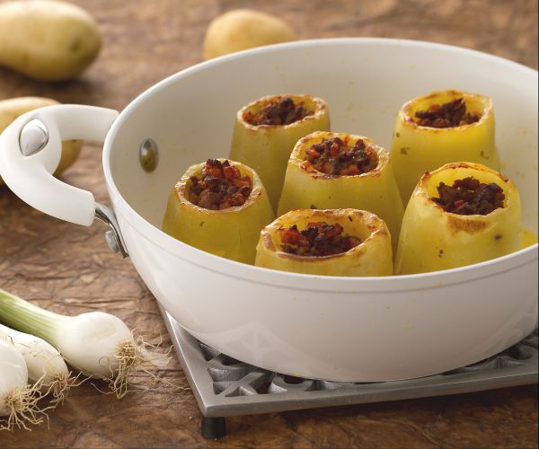 Pommes de terre farcies de grand-mère Franca