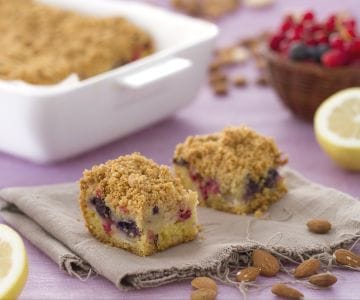 Crumb cake aux poires